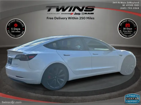 Another view of 2020 Tesla Model 3 Performance for sale in Wayland, MI at Twins Chrysler Dodge Jeep Ram