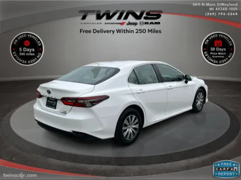 Another view of 2022 Toyota Camry Hybrid LE for sale in Wayland, MI at Twins Chrysler Dodge Jeep Ram
