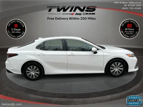 Photos of 2022 Toyota Camry Hybrid LE for sale in Wayland, MI at Twins Chrysler Dodge Jeep Ram