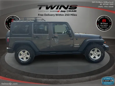Photos of 2017 Jeep Wrangler Unlimited Sport for sale in Wayland, MI at Twins Chrysler Dodge Jeep Ram
