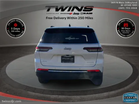 Another view of 2024 Jeep Grand Cherokee L Laredo for sale in Wayland, MI at Twins Chrysler Dodge Jeep Ram