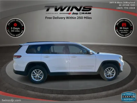 White 2024 Jeep Grand Cherokee L Laredo for sale in Wayland, MI