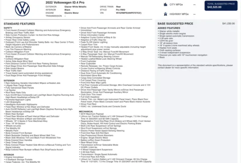 More photos of 2022 Volkswagen ID.4 Pro at Twins Chrysler Dodge Jeep Ram, MI