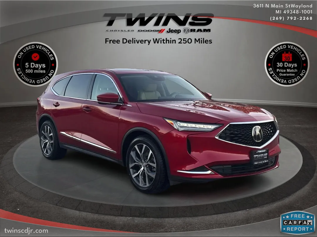 White 2024 Acura MDX w/Technology Package for sale in Wayland, MI