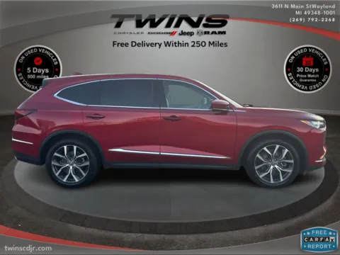 Photos of 2024 Acura MDX w/Technology Package for sale in Wayland, MI at Twins Chrysler Dodge Jeep Ram