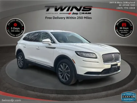 White 2022 Lincoln Nautilus Standard for sale in Wayland, MI