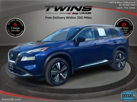 Blue 2023 Nissan Rogue SL for sale in Wayland, MI