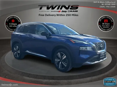 Blue 2023 Nissan Rogue SL for sale in Wayland, MI