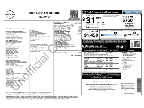 More photos of 2023 Nissan Rogue SL at Twins Chrysler Dodge Jeep Ram, MI