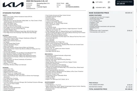 More photos of 2020 Kia Sorento LX at Twins Chrysler Dodge Jeep Ram, MI