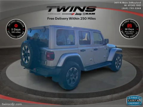 Another view of 2018 Jeep Wrangler Unlimited Sahara for sale in Wayland, MI at Twins Chrysler Dodge Jeep Ram