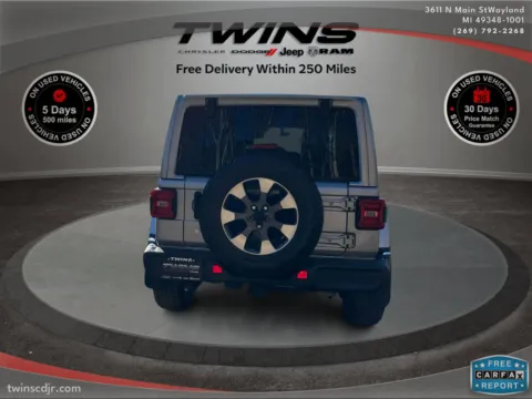 More photos of 2018 Jeep Wrangler Unlimited Sahara at Twins Chrysler Dodge Jeep Ram, MI