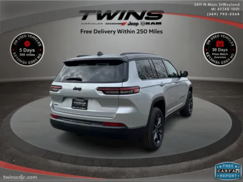 Photos of 2025 Jeep Grand Cherokee L Limited for sale in Wayland, MI at Twins Chrysler Dodge Jeep Ram