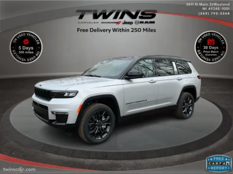 Silver 2025 Jeep Grand Cherokee L Limited for sale in Wayland, MI