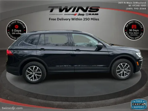Photos of 2021 Volkswagen Tiguan S for sale in Wayland, MI at Twins Chrysler Dodge Jeep Ram