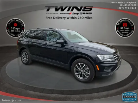 Black 2021 Volkswagen Tiguan S for sale in Wayland, MI