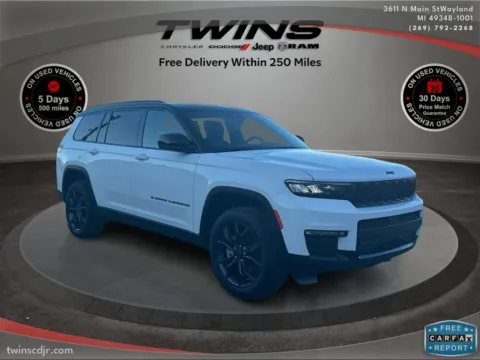 White 2025 Jeep Grand Cherokee L Limited for sale in Wayland, MI