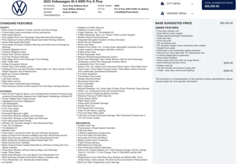 More photos of 2023 Volkswagen ID.4 Pro S Plus at Twins Chrysler Dodge Jeep Ram, MI