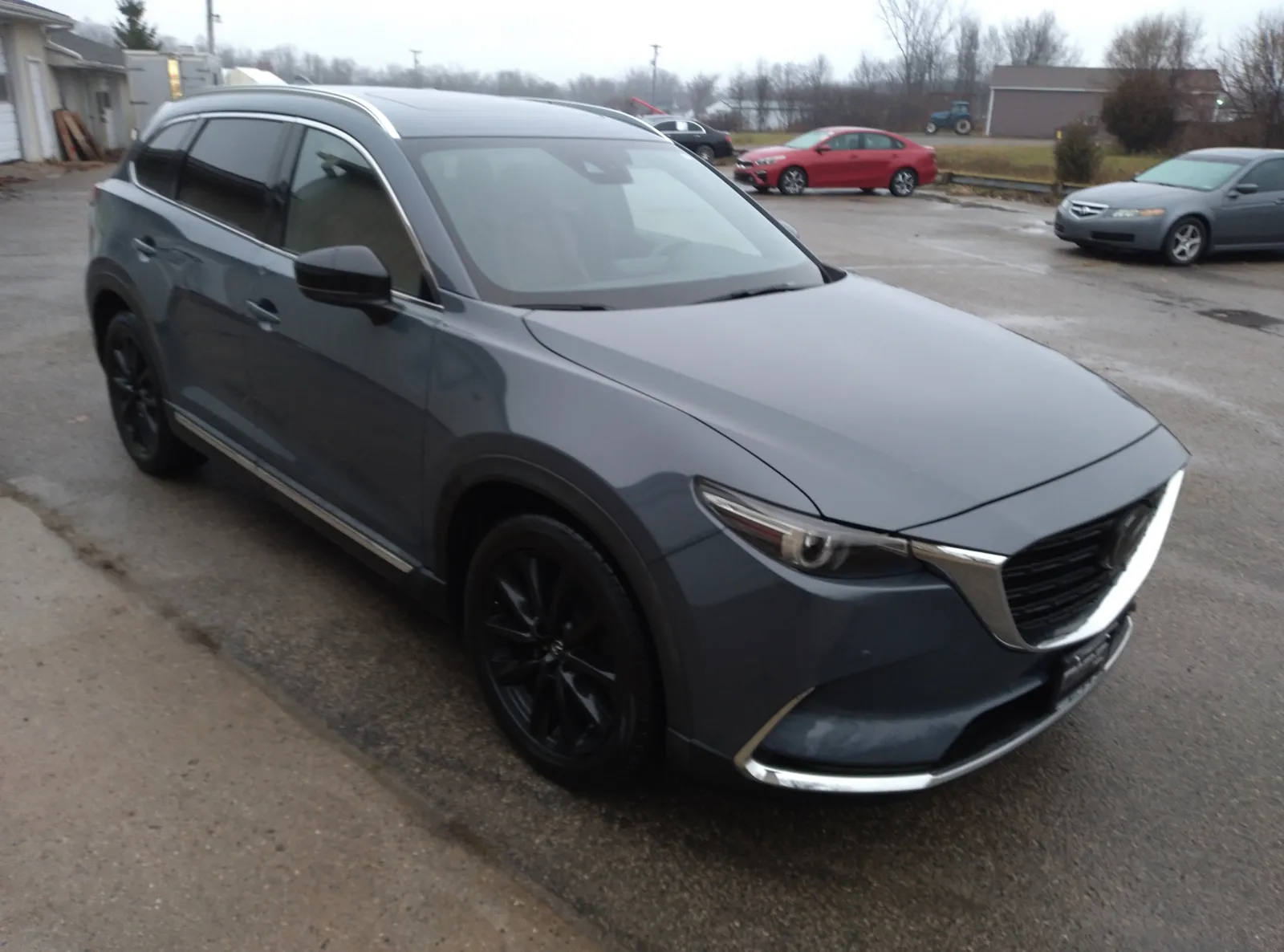Gray 2022 Mazda CX-9 Carbon Edition for sale in Wayland, MI
