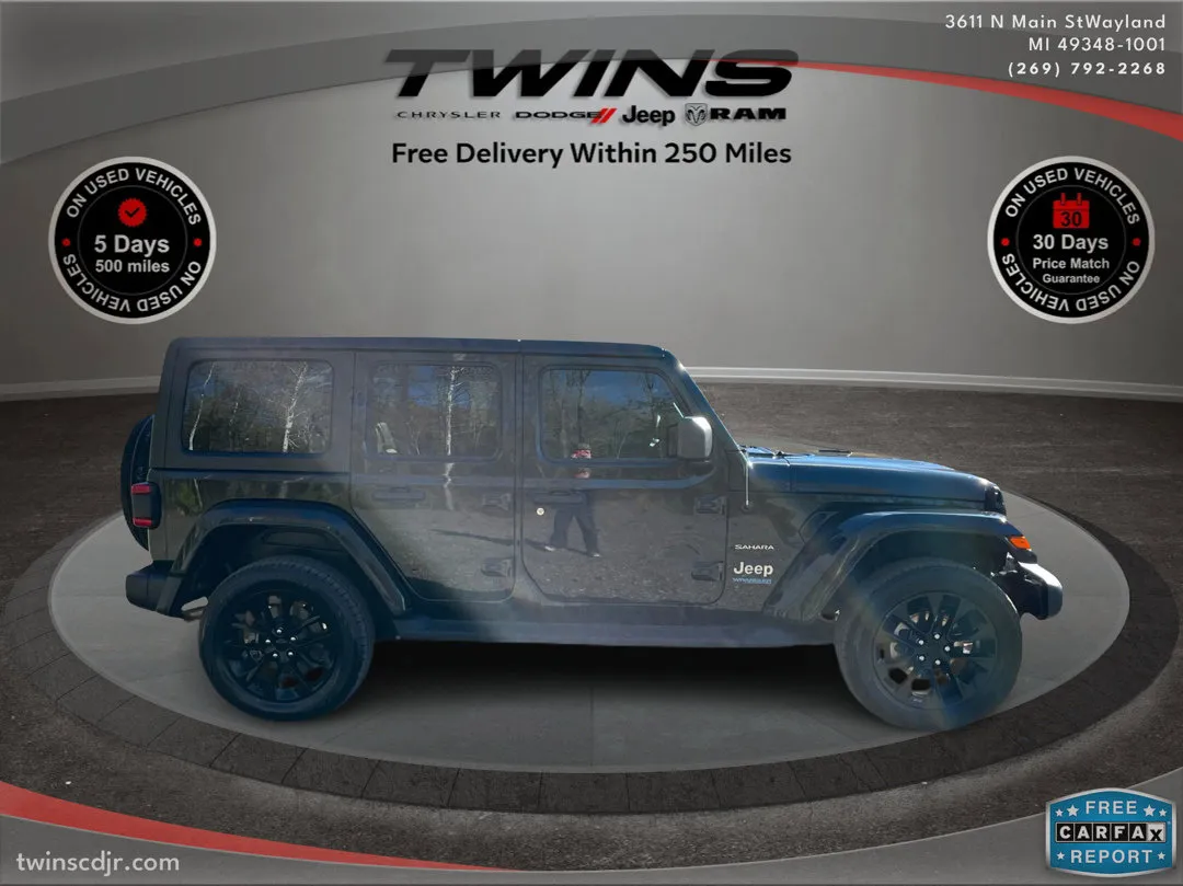 2021 Jeep Wrangler 4xe Unlimited Sahara for sale in Wayland, MI