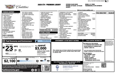 More photos of 2020 Cadillac CT4 Premium Luxury at Twins Chrysler Dodge Jeep Ram, MI