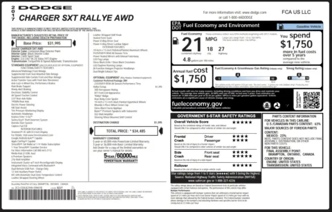 More photos of 2017 Dodge Charger SXT at Twins Chrysler Dodge Jeep Ram, MI