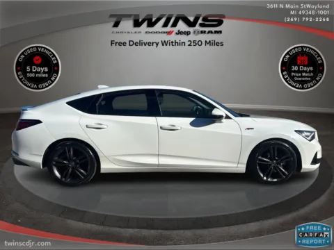 Photos of 2025 Acura Integra w/A-Spec Technology Package for sale in Wayland, MI at Twins Chrysler Dodge Jeep Ram