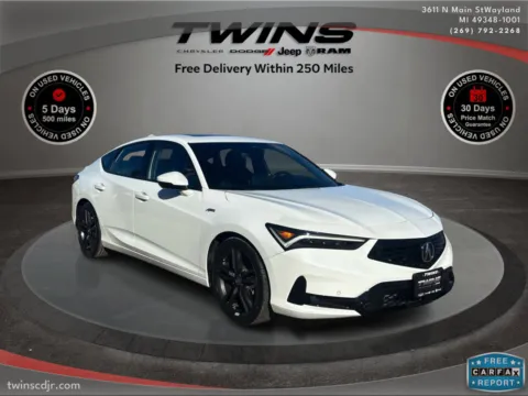 White 2025 Acura Integra w/A-Spec Technology Package for sale in Wayland, MI
