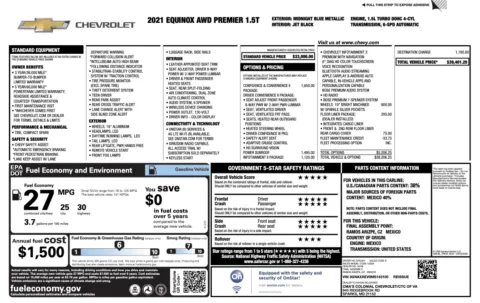 More photos of 2021 Chevrolet Equinox Premier at Twins Chrysler Dodge Jeep Ram, MI