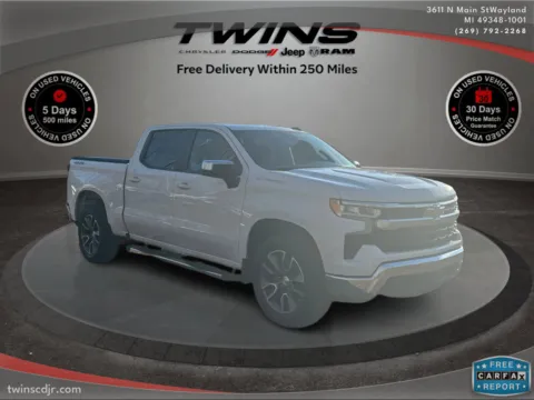 White 2024 Chevrolet Silverado 1500 LT for sale in Wayland, MI