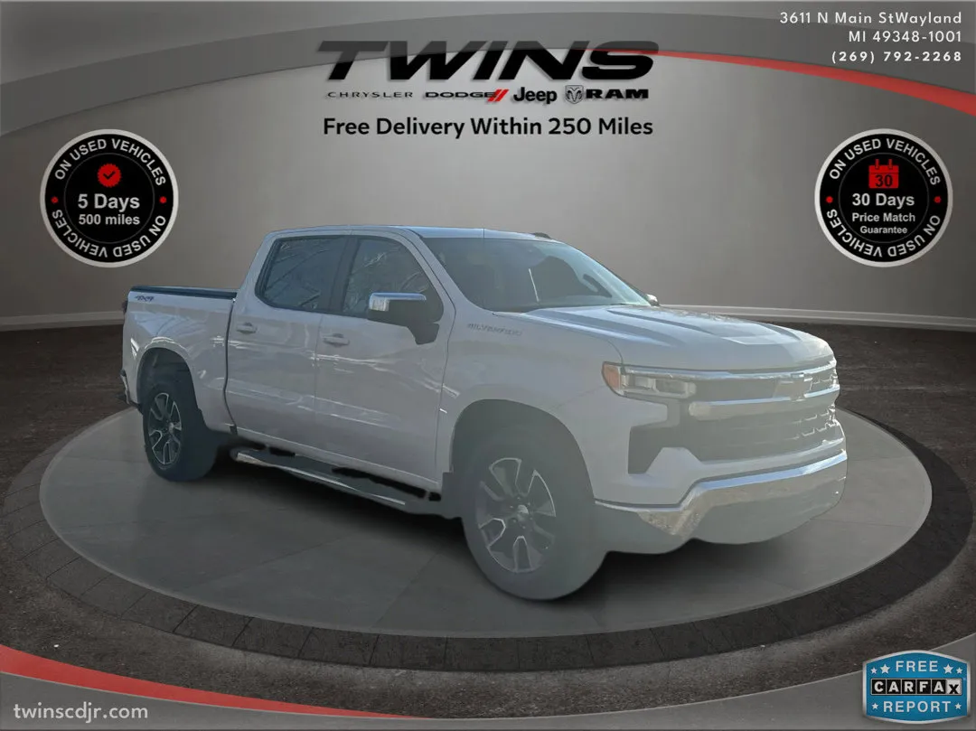 White 2024 Chevrolet Silverado 1500 LT for sale in Wayland, MI