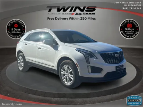 White 2021 Cadillac XT5 FWD Luxury for sale in Wayland, MI