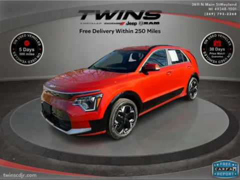 Orange 2023 Kia Niro EV Wind for sale in Wayland, MI