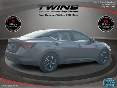 Another view of 2025 Nissan Sentra SV for sale in Wayland, MI at Twins Chrysler Dodge Jeep Ram
