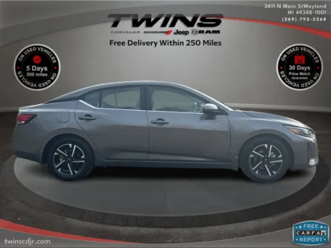 Photos of 2025 Nissan Sentra SV for sale in Wayland, MI at Twins Chrysler Dodge Jeep Ram