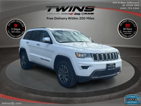 White 2021 Jeep Grand Cherokee Limited for sale in Wayland, MI