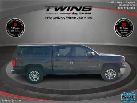 Gray 2015 Chevrolet Silverado 1500 LT for sale in Wayland, MI