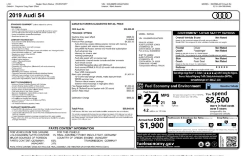 More photos of 2019 Audi S4 Premium Plus at Twins Chrysler Dodge Jeep Ram, MI