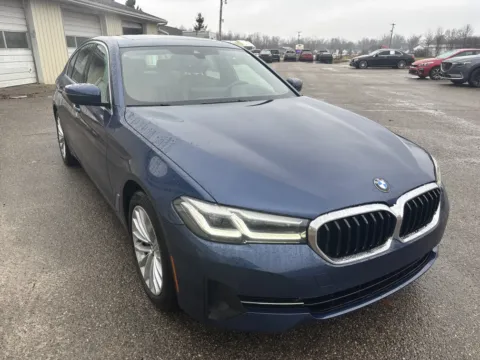 Blue 2021 BMW 5 Series 540i xDrive for sale in Wayland, MI