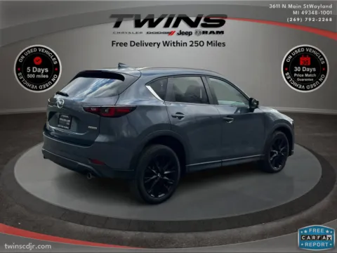 Another view of 2023 Mazda CX-5 2.5 S Carbon Edition for sale in Wayland, MI at Twins Chrysler Dodge Jeep Ram