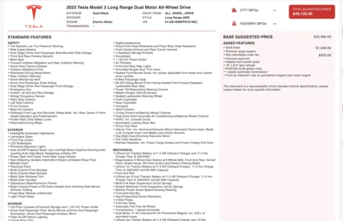 More photos of 2023 Tesla Model 3 Long Range at Twins Chrysler Dodge Jeep Ram, MI