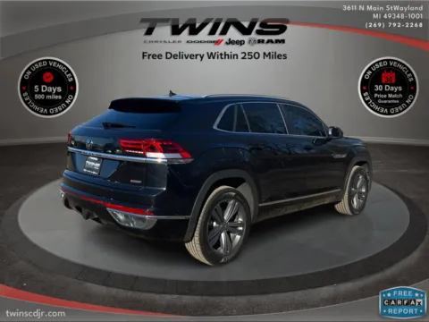 Another view of 2022 Volkswagen Atlas Cross Sport 3.6L V6 SEL R-Line for sale in Wayland, MI at Twins Chrysler Dodge Jeep Ram