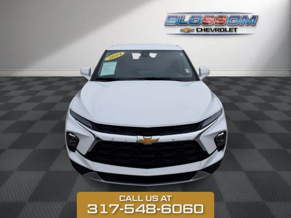 White 2024 Chevrolet Blazer LT for sale in Indianapolis, IN