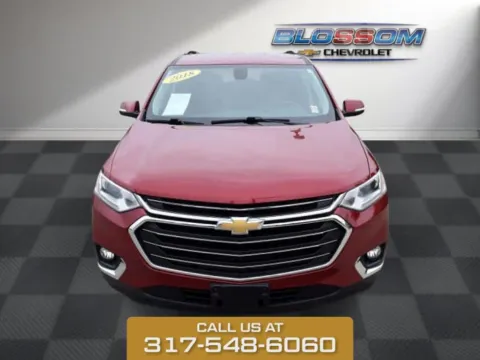 Red 2018 Chevrolet Traverse LT Leather for sale in Indianapolis, IN