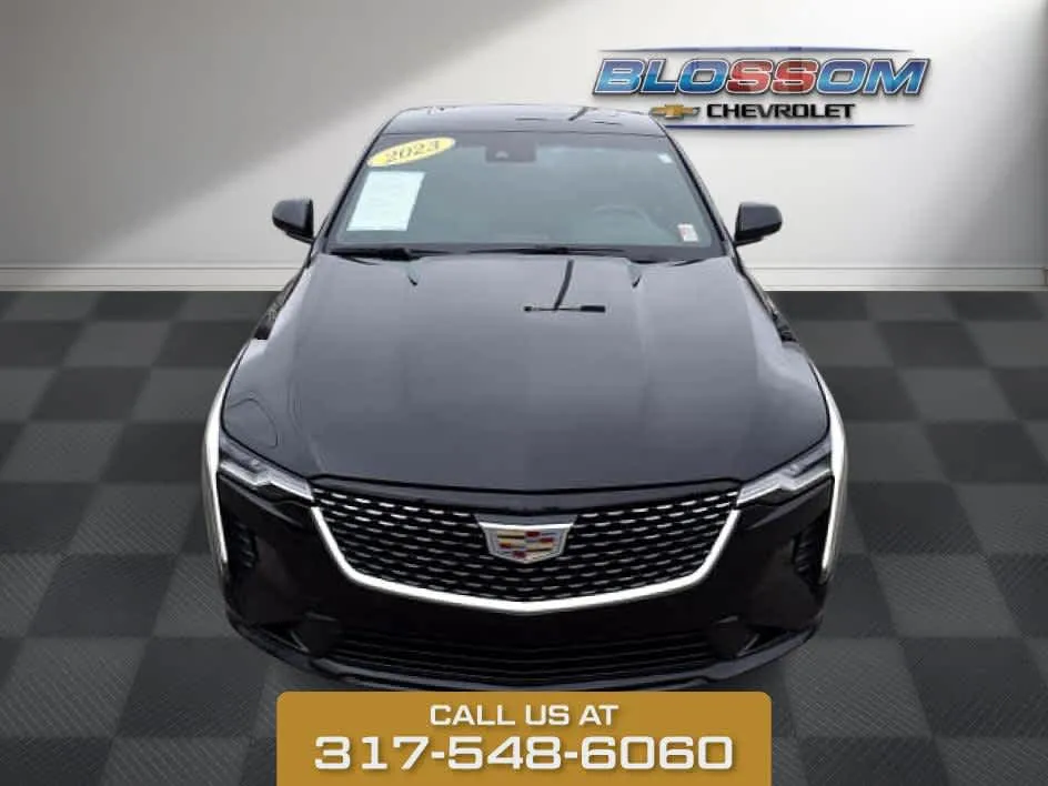 Black 2023 Cadillac CT4 Premium Luxury for sale in Indianapolis, IN