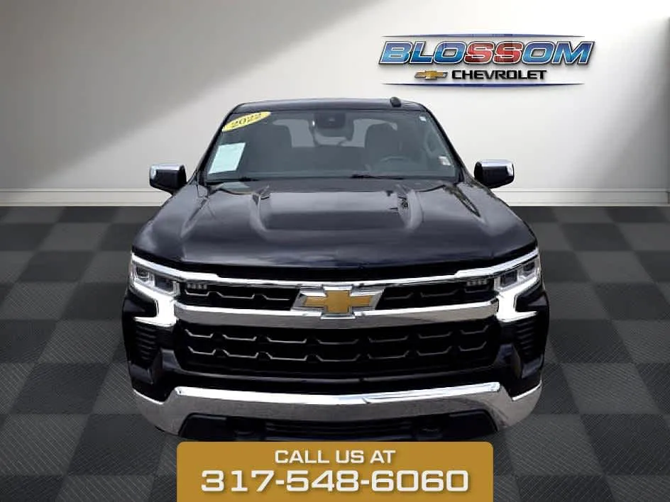 Black 2022 Chevrolet Silverado 1500 LT for sale in Indianapolis, IN