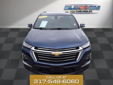 Blue 2023 Chevrolet Traverse LT Cloth for sale in Indianapolis, IN
