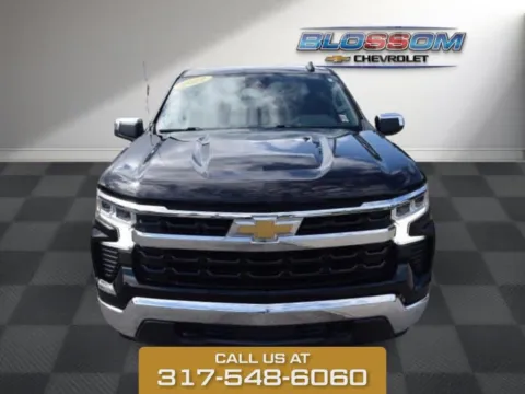 Black 2022 Chevrolet Silverado 1500 LT for sale in Indianapolis, IN