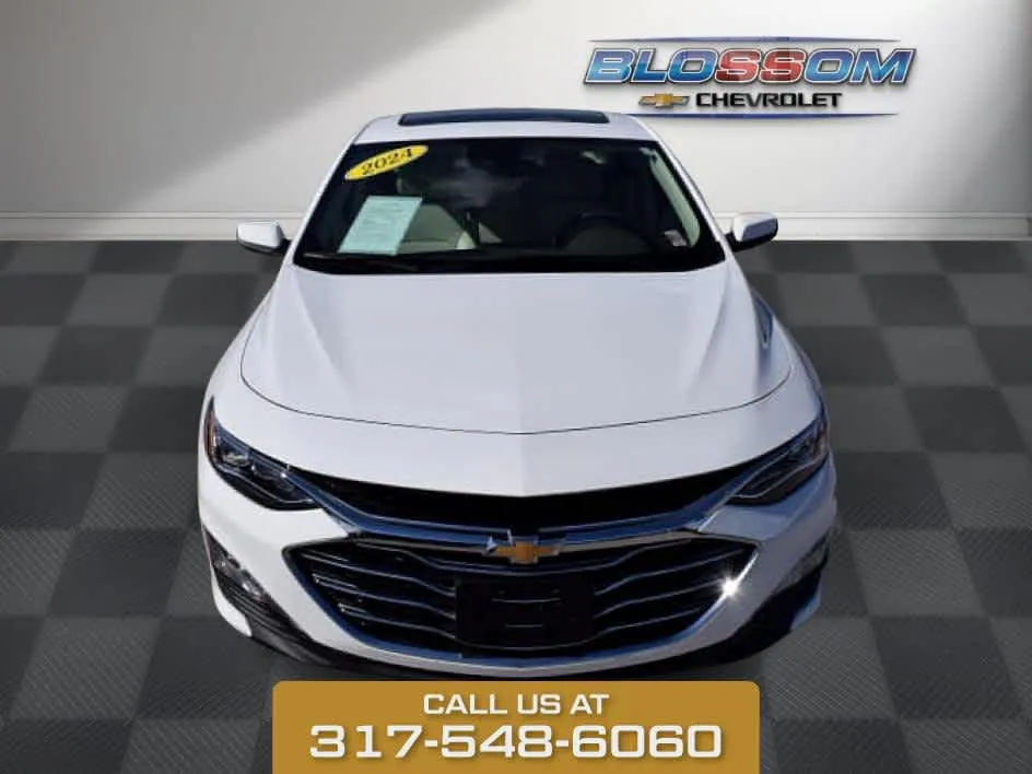 White 2024 Chevrolet Malibu LT for sale in Indianapolis, IN