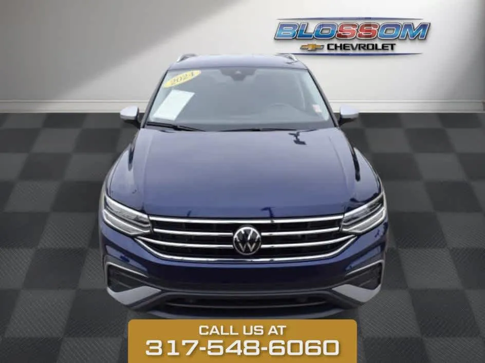 Blue 2024 Volkswagen Tiguan Wolfsburg Edition for sale in Indianapolis, IN